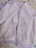 戴維貝拉（DAVE＆BELLA）春秋兒童外套男童秋裝女童寶寶衣服童裝男孩嬰兒搖粒絨棒球服服裝 紫色豹紋【DB396-Y】 120 cm（建議身高110-120cm） 曬單實拍圖