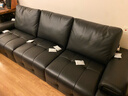 顧家家居（KUKA）勞倫斯電動沙發(fā)床頭層牛皮沙發(fā)客廳6330魅影黑三人位三電動2.9m 曬單實(shí)拍圖