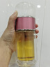 雷仕頓茶水分離玻璃杯雙層加厚耐熱便攜水杯可愛(ài)女學(xué)生泡茶杯子刻字定制 玫瑰金（茶水分離加厚防爆） 280ml 曬單實(shí)拍圖