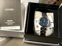 西鐵城（CITIZEN）女士手表光動(dòng)能電波對時(shí)藍寶石玻璃防磁腕表EC1030日本原裝進(jìn)口 EC1030-50L 曬單實(shí)拍圖