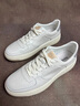 楓葉楓葉男鞋板鞋男春季新款透氣百搭軟底休閑鞋防滑輕便耐磨運動(dòng)鞋男 白色 【標準皮鞋碼】 41 (255mm) 曬單實(shí)拍圖