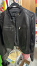 UR2025秋季新款女流光風(fēng)潮流機車(chē)立領(lǐng)拉鏈短款皮衣UWJ150061 曬單實(shí)拍圖