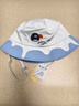 巴拉巴拉兒童帽子男童女童盆帽抗UV卡通圖案撞色舒適時(shí)尚可愛(ài)戶(hù)外 藍白色調00381 130cm（適用頭圍54-56cm） 曬單實(shí)拍圖
