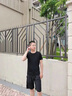 鳴瀧短袖t恤男純棉潮牌夏季韓版男士緊身純色圓領(lǐng)半袖體恤打底衫男生潮流半截袖修身彈力抖音網(wǎng)紅同款小白T 白色+黑色 L(體重125-140斤) 曬單實(shí)拍圖