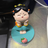 如果（Roogo）國風(fēng)唐仕女小擺件手機架創(chuàng  )意家居辦公室桌面擺飾可愛(ài)送生日禮物女 唐仕女手機架-莓煩惱 曬單實(shí)拍圖