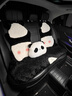 雅夢(mèng)夕汽車(chē)坐墊冬季毛絨加厚2025新款座椅套女生內飾裝飾用品車(chē)座套座墊 【冬季毛絨款】圍巾雪納瑞前排坐墊（單張） （柔軟毛絨/親膚保暖） 曬單實(shí)拍圖
