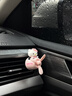 杰梵客（JEEFANCO）HelloKitty車(chē)載香薰汽車(chē)空調出風(fēng)口香薰女生香水可愛(ài)車(chē)內裝飾擺件 可愛(ài)粉色kitty 【6種香味+免費補香】 曬單實(shí)拍圖