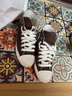 匡威（Converse）官方 All Star女皮質(zhì)抓絨高幫休閑鞋A07946C A07946C 39.5 曬單實(shí)拍圖