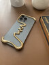 派凡【巴音布魯克】適用蘋(píng)果iPhone15promax手機殼金屬無(wú)邊框骨架plus散熱半包鏤空超薄簡(jiǎn)約氣囊防摔殼 日輝金【簡(jiǎn)約不簡(jiǎn)單/裸機手感散熱/真氣囊防摔】 iPhone15 曬單實(shí)拍圖
