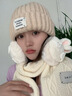 唐獅（TonLion）耳罩保暖冬天女韓版可愛(ài)學(xué)生耳捂子冬季護耳毛絨耳包防凍騎行耳套 白色 曬單實(shí)拍圖