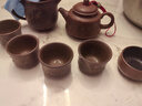 覓陶廣西特產(chǎn)欽州坭興陶純手工茶壺泡茶茶具套裝陳同悅線(xiàn)刻竹子石瓢壺 品鑒禮盒 曬單實(shí)拍圖