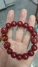 妙韻天然朱砂三合六合手鏈轉運珠手串本命佛護身符馬年本命年吉祥禮物 生肖屬牛虛空藏菩薩轉運珠 男款珠徑12mm 曬單實(shí)拍圖