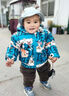 G.DUCKKIDS男童外套春秋裝2025年新款寶寶洋氣兒童夾棉連帽風(fēng)衣夾克嬰兒外套 藍(lán)色 藍(lán)色夾棉加厚小熊外套 130 曬單實(shí)拍圖