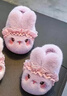 語(yǔ)嬉兔子兒童棉拖鞋踩屎感男童冬季卡通可愛(ài)防滑室內洗澡軟底寶寶拖鞋 升級版環(huán)保材質(zhì)紫色拖鞋 38 38/39碼（適合37/38腳穿） 曬單實(shí)拍圖