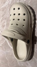 俞兆林（YUZHAOLIN）洞洞鞋男女EVA沙灘鞋涼拖鞋輕盈外穿拖鞋 YG519 卡其光版  42-43  曬單實(shí)拍圖