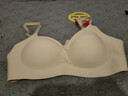 貓人山茶花無(wú)痕內衣女士10A抑菌無(wú)鋼圈文胸粉底液聚攏上托薄款胸罩 曬單實(shí)拍圖