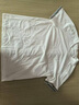 布先生冰氧吧涼感V領男士體恤春夏英文繡花短袖衫AT12066 白色 2XL (185) 曬單實拍圖