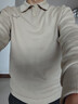 JEEP SPIRIT吉普POLO衫男士衛衣秋冬季寬松長(cháng)袖翻領(lǐng)t恤衫上衣男 杏色 L 曬單實(shí)拍圖