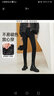 逸陽(yáng)不易掉色黑色牛仔鉛筆褲女秋季高腰小腳鉛筆褲子 冬季-黑色加長(cháng) 27 曬單實(shí)拍圖