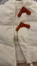 乖奇熊男女寶寶羽絨服短款外套冬季兒童保暖加厚外出服嬰幼冬裝上衣服 白色 90 曬單實(shí)拍圖