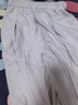 森馬（Semir）休閑褲女質(zhì)感慕斯褲慵懶垂感秋季寬松軟糯肌理闊腿褲107524127005 曬單實(shí)拍圖