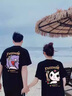 love legend情侶裝夏季短袖t恤上衣服新款卡通動(dòng)漫一男一女學(xué)生百搭班服定制 (庫洛米)白色+白色 男L+女M 曬單實(shí)拍圖