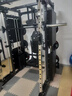 鑫聚力史密斯家用龍門(mén)架綜合訓練器家用健身器材多功能一體機健身深蹲架 裸機+啞鈴凳+2.2米桿+65KG鋼膠片 曬單實(shí)拍圖