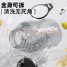 恩爾美（nRMEi）運(yùn)動(dòng)水杯超大容量夏季男健身茶水分離噸桶噸耐高溫便攜2000ml水壺 曬單實(shí)拍圖