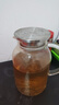 青蘋(píng)果耐熱玻璃涼水壺1.6L 可明火直燒冷水壺花茶壺泡茶圍爐煮茶壺 曬單實(shí)拍圖