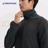 迪卡儂（DECATHLON）抓絨衣?lián)u粒絨外套珊瑚絨男式帆船保暖搖粒絨沖鋒衣內膽 【男士】深灰色 XL 曬單實(shí)拍圖