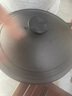 皙也日本高端燒鍋老式鑄鐵燉鍋 湯鍋 傳統(tǒng)生鐵鍋 燜燒鍋 荷蘭鍋 無(wú)涂 28cm 鍋口燉鍋(鐵蓋)6-8人用 曬單實(shí)拍圖