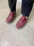 足力健艾爸爸老人鞋女冬棉鞋防水保暖加絨媽媽鞋加厚防滑休閑奶奶鞋老北京布鞋 棗紅女 （送襪子） 40 曬單實(shí)拍圖