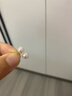 珍珠皇后18k金akoya海水珍珠耳釘強光高級感小燈泡耳飾生日禮物女 曬單實(shí)拍圖