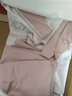 慕寶麗輕奢現代210支雙股長(cháng)絨棉全棉四件套純棉秋冬100床單被套床上用品 小香-奶茶白-紫晶粉 1.8米 床單款 （被套200*230cm） 曬單實(shí)拍圖