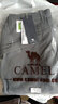 駱駝（CAMEL）男裝 休閑褲男冬季搖粒絨加厚保暖修身直筒褲子 疊影灰 M 曬單實(shí)拍圖