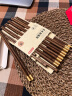 京东京造 鸡翅木筷子高档木质筷子10双家庭装金福筷+2双儿童木筷 实拍图