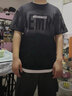 gxmy假兩件短袖t恤男士休閑套裝夏季薄款潮牌大碼胖子衣服男裝兩件套 黑色一套 XL 曬單實(shí)拍圖