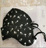 靚女街冬天帶的厚口罩加大口罩女冬季加厚保暖3D立體開(kāi)口防起霧護眼角防 開(kāi)口小花2個(gè)【灰色+黑色】 曬單實(shí)拍圖