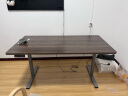 乐歌电动升降电脑桌站立式电脑桌书桌家用写字桌E2灰胡桃木色1.6m桌 实拍图
