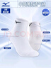 美津濃（MIZUNO）5A抗菌中筒羽毛球專(zhuān)業(yè)運動(dòng)襪舒適耐磨毛巾底快干防臭透氣男女長(cháng)襪 [5A抗菌]中筒薄款透氣襪黑(3雙) L（25-27cm） 曬單實(shí)拍圖