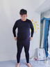 貓人 MIIOW37度秋冬季恒溫肌底衣冬天打底保暖內衣秋衣秋褲套裝男款 經(jīng)典黑輕薄絲滑無(wú)痕隱形一套裝 XL 150-200斤 曬單實(shí)拍圖