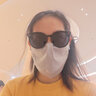 solosunny防曬口罩超大女士防紫外線(xiàn)護眼角冰絲透氣夏季薄款防曬面罩可水洗 灰色 成人均碼 曬單實(shí)拍圖