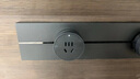 公牛移動(dòng)軌道插座家用廚房餐邊柜滑動(dòng)電力軌道排插免打孔軌道插座明裝 【墨云灰】50cm+3個(gè)五孔適配器 曬單實(shí)拍圖