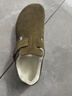 BIRKENSTOCK勃肯德國進口男女款絨面保暖London Shearling毛毛鞋 棕色窄版1014963 39 曬單實拍圖