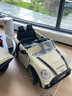 薩瑪特寶馬mini兒童電動車汽車可坐人電瓶車可遙控自駕兒童節(jié)生日禮物 粉色 遙控+搖擺+升級軟座 曬單實拍圖