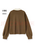 森馬POLO衫女刺繡時(shí)尚寬松衣服風(fēng)秋季溫柔質(zhì)感套頭衫女士氣質(zhì) 咖色調00355 S 155/80A 曬單實(shí)拍圖