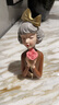 柏梵（bofan）現代創(chuàng  )意蝴蝶結女孩花瓶擺件北歐客廳玄關(guān)干花插花擺設 喬遷禮物 蝴蝶結女孩花瓶-花心-棕色 現貨 曬單實(shí)拍圖