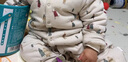 乖奇熊嬰幼兒夾棉連體衣秋冬季裝保暖棉服棉襖抗菌寶寶加厚哈衣外穿 杏仁米/北極初雪 90cm 曬單實拍圖
