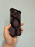 派凡一粒殼 適用蘋果iPhone13promax手機殼金屬無邊框骨架殼半包pro支點殼帶手機支架一體磁吸散熱防摔 黑色【無邊框骨架殼/四角防摔/裸機手感/磁吸充電】 iPhone13pro 曬單實拍圖