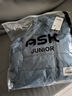 ASK JUNIOR【90絨鎖溫】男童羽絨服2025冬加厚保暖兒童連帽兩穿羽絨 湖藍色 曬單實拍圖